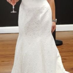 White Lace Wedding Dress
