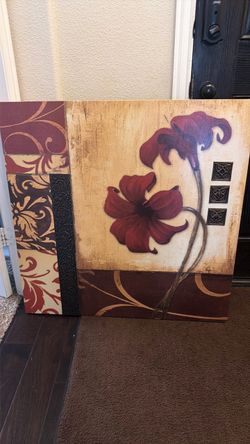 Canvas picture frame