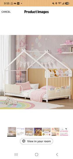 Child floor bed. New fully assembled