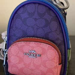 Coach Mini Backpack Bag Charm