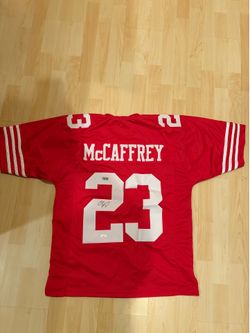 (2) CHRISTIAN McCAFFREY & (2) GEORGE KITTLE AUTOGRAPHED JERSEYS 🏈 BECKETT CERTIFIED 🏈
