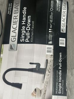 Glacier Kicking Pull Down Faucet