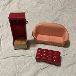 Dollhouse Furniture  Three Piece