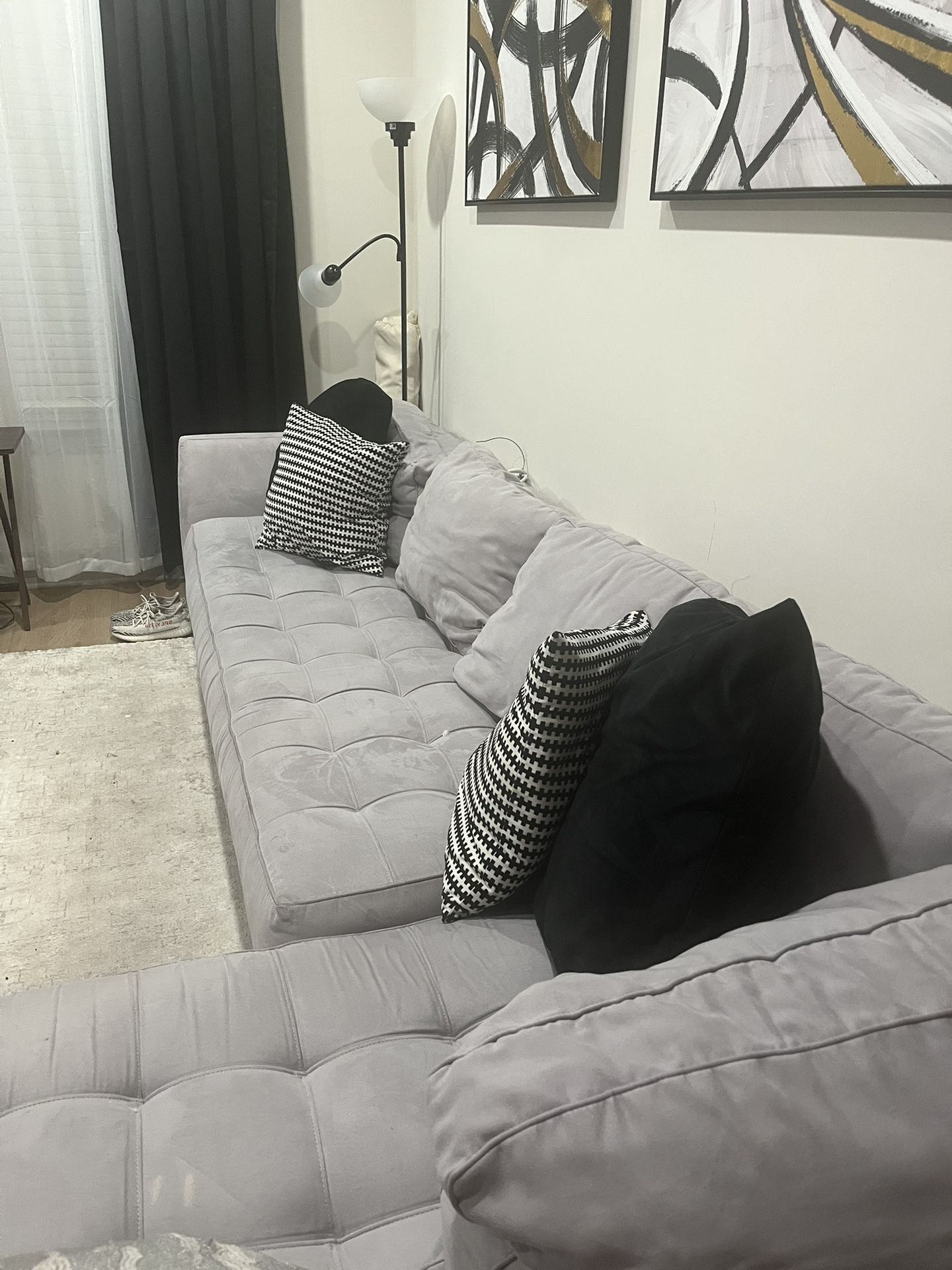 Light Gray Sectional 