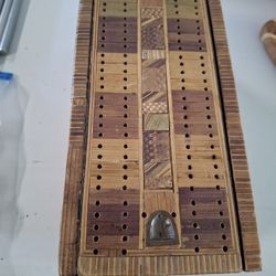 vintage wooden chess board 