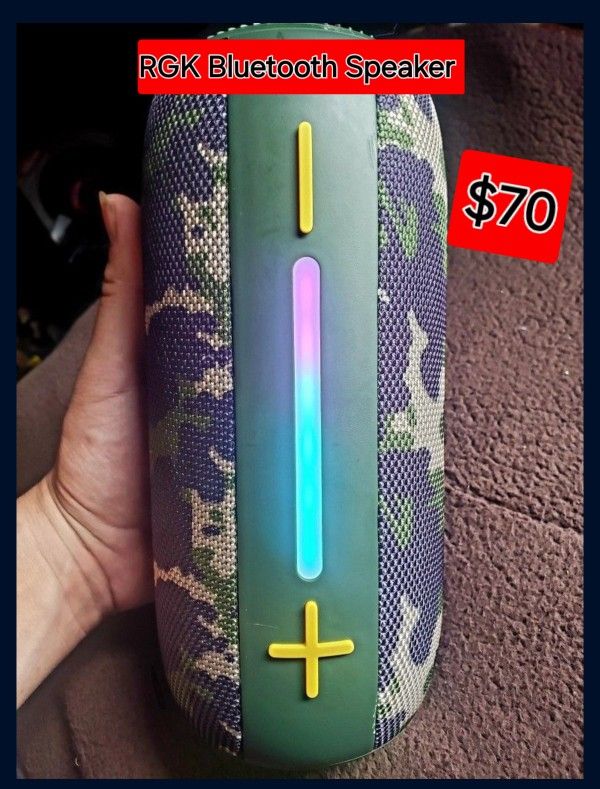 New RGK Light Up Bluetooth Speaker