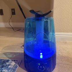 Working Rosewill  Ultrasonic Humidifier - Dual Cool Mist, 1.3 Gallon (5L) Tank Capacity, Auto Shut-Off with LED Night Light - Black