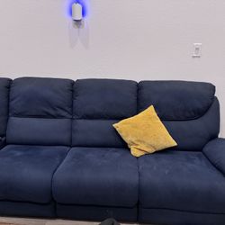 6-seated Sectional sofa with Storage And recliner 