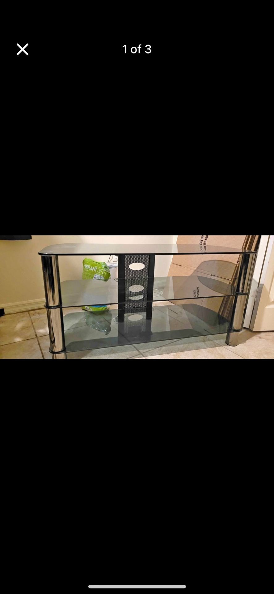 Glass TV Stand
