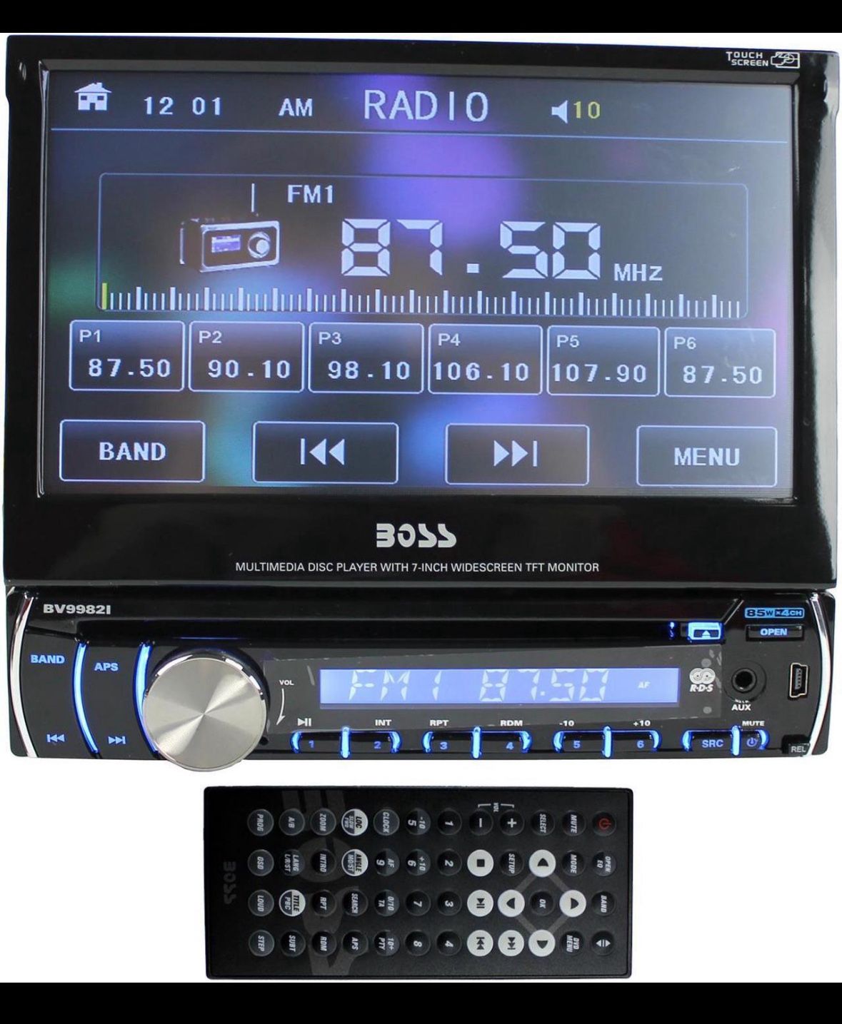 Boss BV9982l Single Din Flip Up Car Stereo