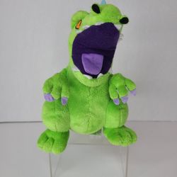 Nicktoons Rugrats Reptar 8" Stuffed Animal 2012 Plush Green Nickelodeon Viacom