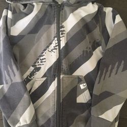 Quicksilver boys hooded zip up sweatshirt