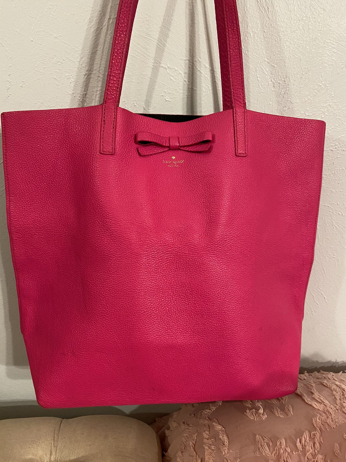 Kate Spade Pink Leather Tote