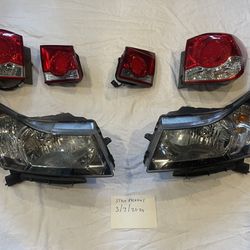 2011 To 2016 Chevy Cruze Headlight And Tail Light Set