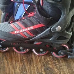 Rollerblades With Equipment 