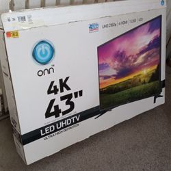 Tv onn 43" No Smart Like New 