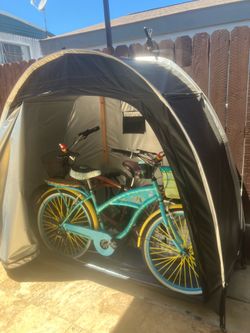 Bikes, & tent with 2 Margaritaville bikes