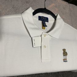 Polo Ralph Lauren Classic Fit Men's Polo Shirt - MEDIUM - White - XLBoys - Beard