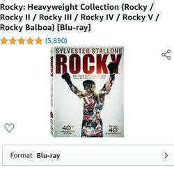 Rocky - Blueray 6 Disk - Unopen