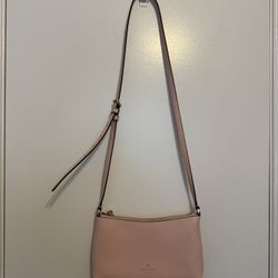 Kate Spade Sadie Crossbody Saffiano Leather Chalk Pink