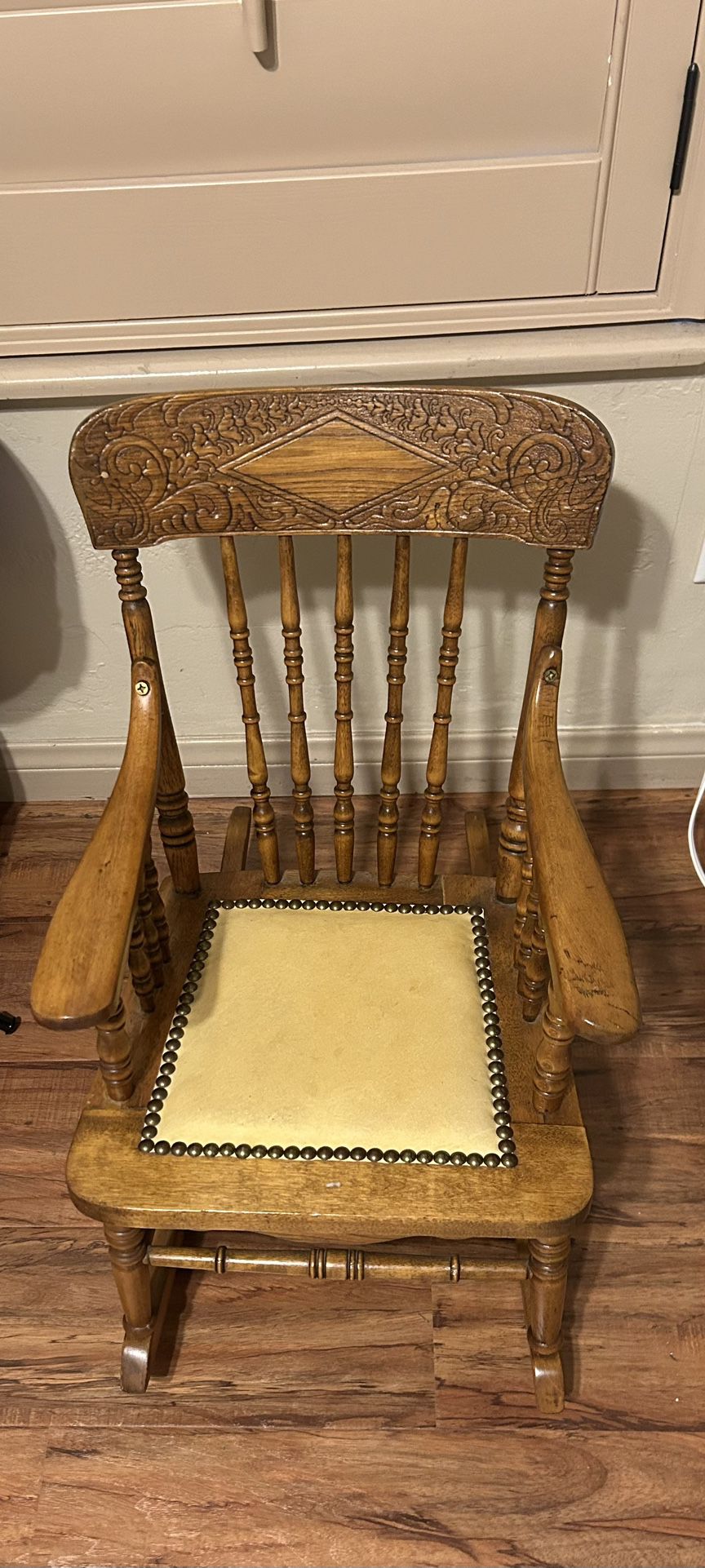 Antique child rocking chair