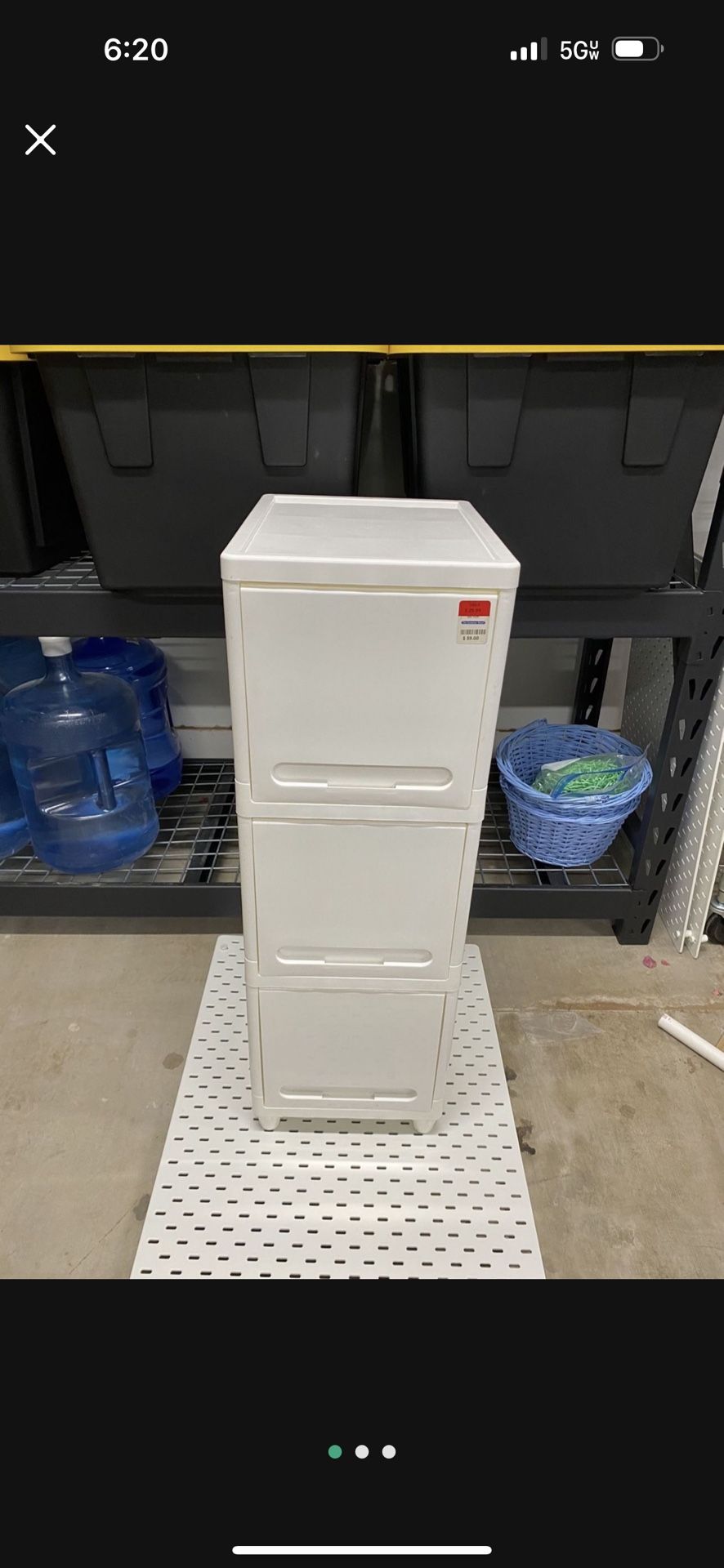 Container Stole Plastic Storage Tower