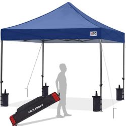 ABCCANOPY Patio Pop Up Canopy Tent 10x10 Commercial-Series (Navy Blue)