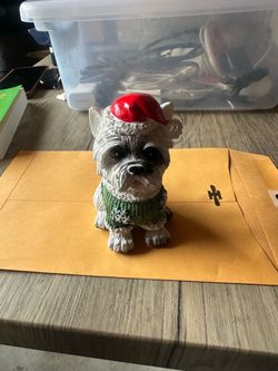 Home for the Holidays Westie Dog Christmas Resin Figurine 4in