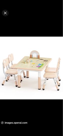 Kids eating tables