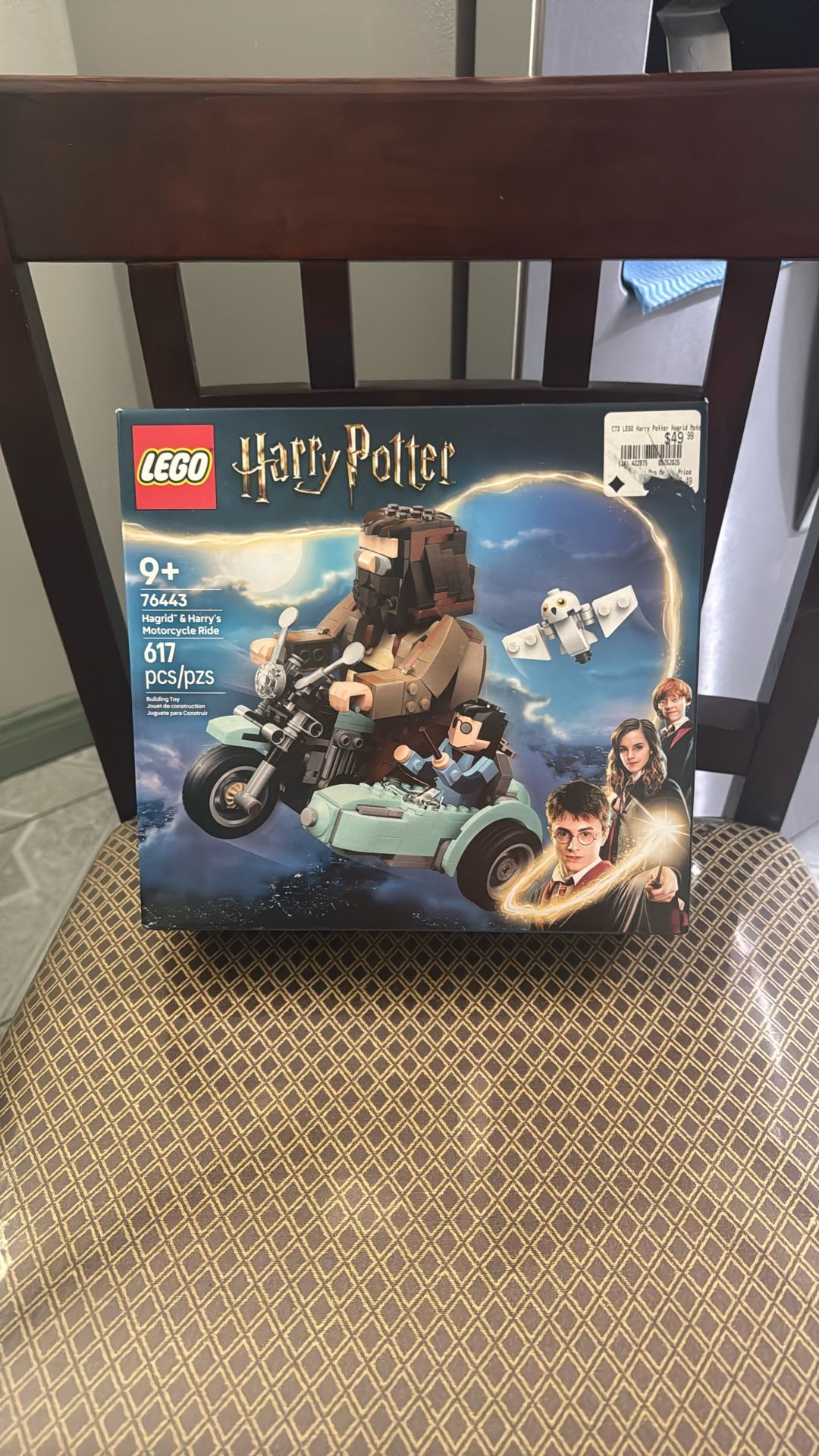 LEGO Harry Potter Hagrid & Harry's Motorcycle Ride Building Toy 76443