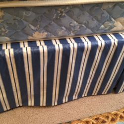 Twin custom Dust Skirt & Two Shams Plus 8 Yards