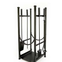 Master Forge 4 -Piece Steel Fireplace Tool Set Black (contact info removed)