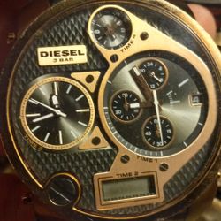 Diesel™ Big Daddy Rose Gold Watch With Chronograph (Needs Battery & Band)