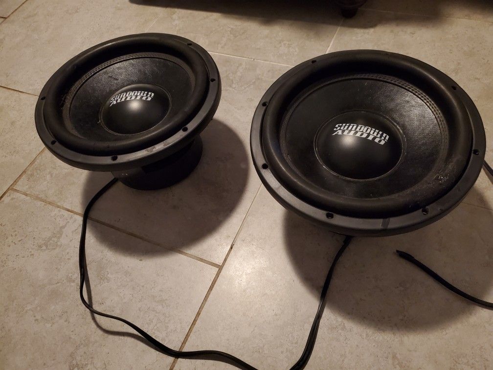 Sundown Audio 12 in SA-12 Subwoofers