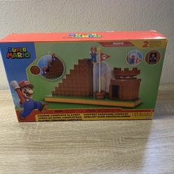 Nintendo Super Course Complete Playset Includes 2.5 inch Mario Action Figure