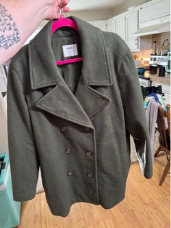 Old Navy Olive Peacoat (3X Plus)