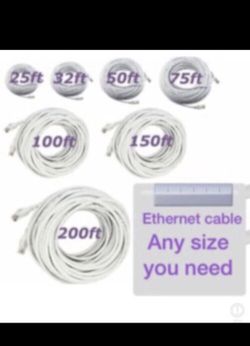 Ethernet cable Any size