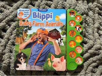 Blippi: Baby Farm Animals Sound Book