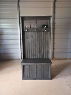 3-In-1 Hall Tree with Shoe Storage ( Free Delivery if Needed)