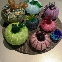 Glass Blown Pumpkins
