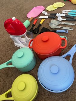 Kids Toy Kitchen Cookware Play Set