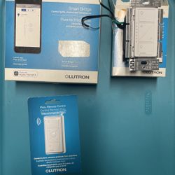 Dimmer For Wall & Ceiling, Remote And Smart Bridge By Lutron