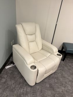 White Recliners (2 chairs)
