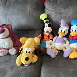 5 Disney Original Plush 18in