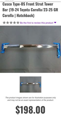 GR Corolla Cusco Strut Bar (New)