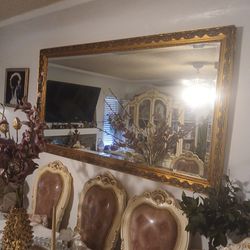 Beautiful Large Antique Mirror