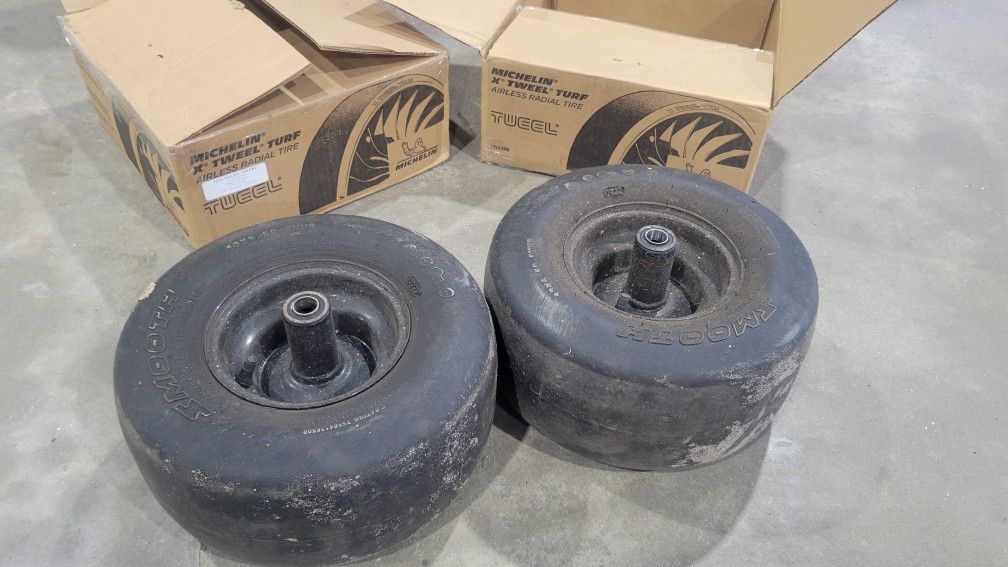 Zero turn mower caster wheels and tires 13 x 6.5