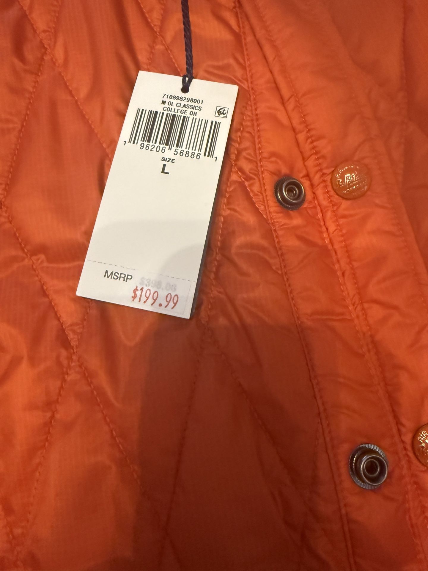 New Orange Polo Vest