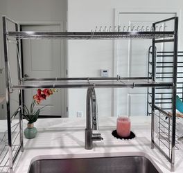 over sink dish drying rack