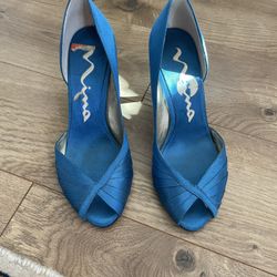 Blue High Heels 